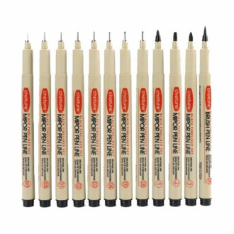 Rapidografo Mipor Pen Line Caja X10 Unds