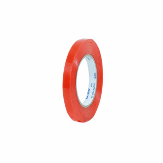 Cinta Doble Faz 1/2 Pulg Invisible Roja Sico Corta
