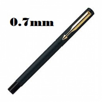 Boligrafo Tinta Mojada Tapa 0.7 Gp-2073a Negro Clip Dorado
