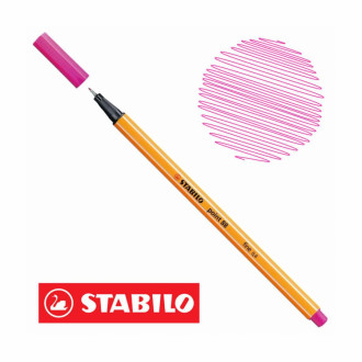 Micropunta Stabilo Rosado X Und