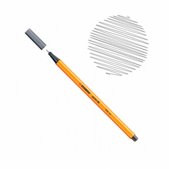 Micropunta Stabilo Gris X Und