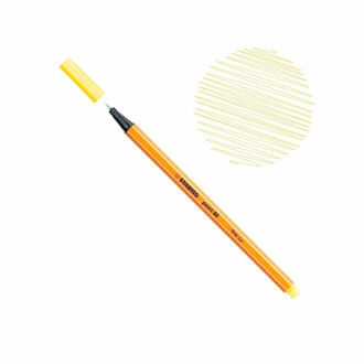 Micropunta Stabilo Amarillo X Und