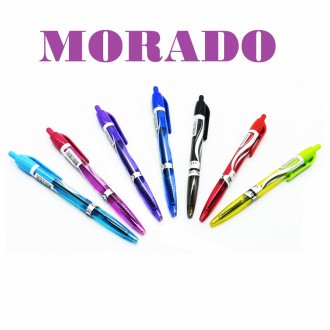 Boligrafo Gipao Morado Retractil X Und Tiktak  Gp115