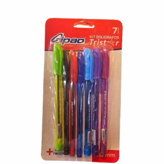 Boligrafo Gipao Tapa Blister X7 Unds 0.7mm Gp110