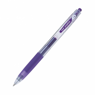 Boligrafo Pilot Morado Poplol Retractil Gel 0.7 X Und Bl-pl-7-v