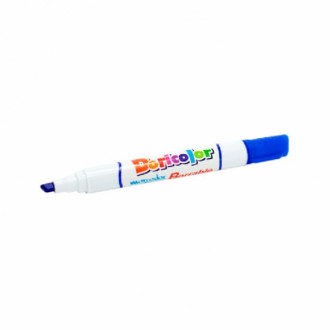 Marcador Borrable Doricolor Azul X Und
