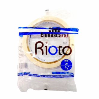 Cinta Enmascarar 3/4 Pulg -  20mts Rioto