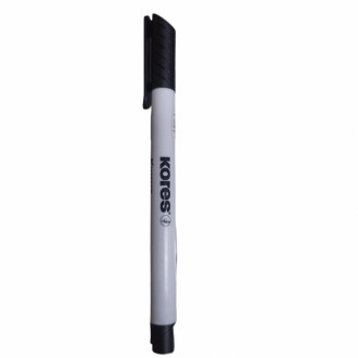 Marcador Borrable Kores Negro Punta Fina Kmarker Whiteboard W1 X Und 22800